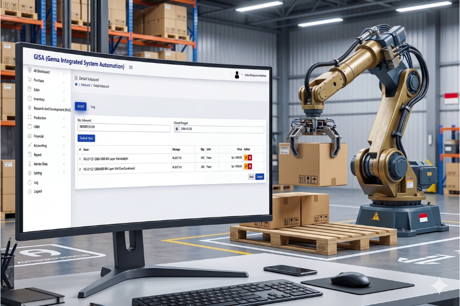 GISA - Solusi warehouse automation dan smart logistics untuk meningkatkan efisiensi operasional gudang industri